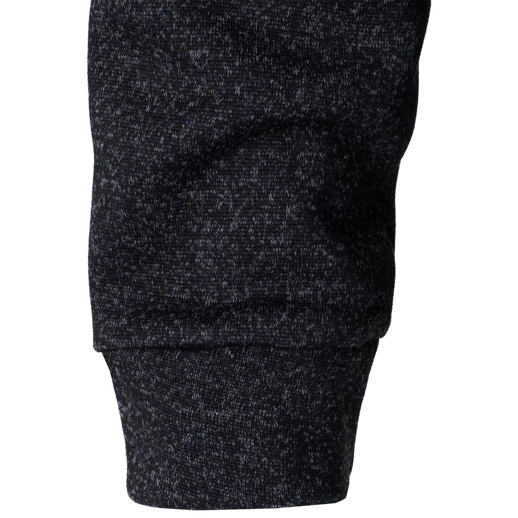 Autumn and winter men's stand collar long sleeve casual knitted sweater top
