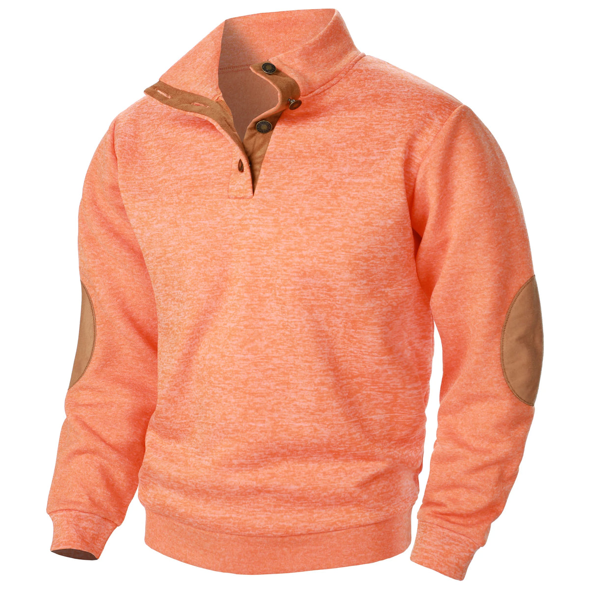 Autumn and winter men's stand collar long sleeve casual knitted sweater top