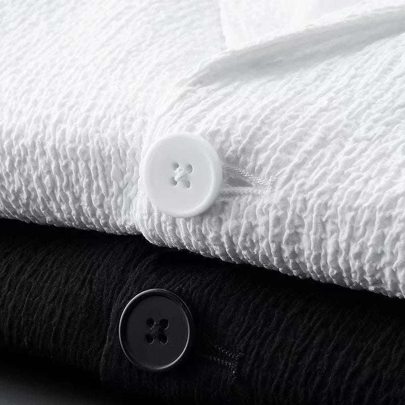 2024 Summer and Autumn New Fashion Suit Men's Long Sleeved High End Quality Casual Set Korean Edition Casual Two Piece Set